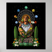 Poster Aztec God Xochipilli (Devant)