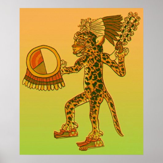 Poster Aztec Jaguar (Devant)