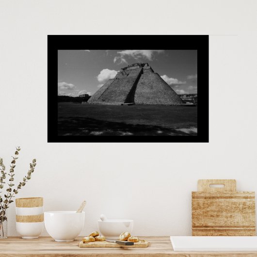 Poster Aztec Mexique (Cuisine)