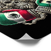 Poster Aztec Mictlantecuhtli Mexicaine Pride Boxe 1 (Coin)