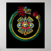 Poster Aztec Ouroboros (Devant)