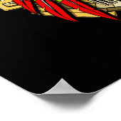 Poster Aztec Skull Warrior (Coin)