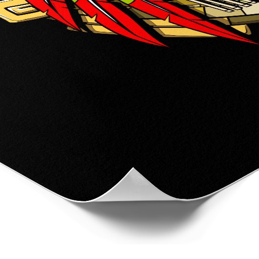 Poster Aztec Skull Warrior (Coin)