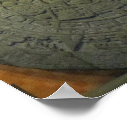 Poster Aztec Sundial (Coin)