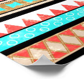 Poster aztèque branché (Coin)