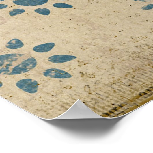  Poster Azure & Blush Owl (Hoek)