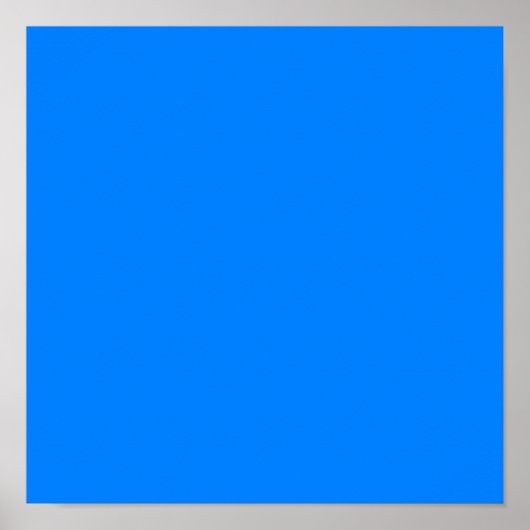 Poster Azure (couleur solide) (Devant)