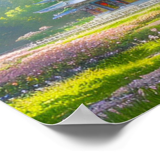 Poster Azure Temple Haven (Coin)