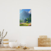 Poster Azure Temple Haven (Cuisine)