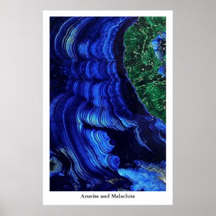 Poster Azurite et Malachite
