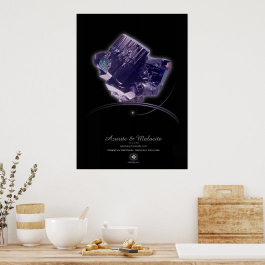 POSTER AZURITE & MALACITE (Cuisine)