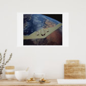 Poster B2 et la terre (Cuisine)