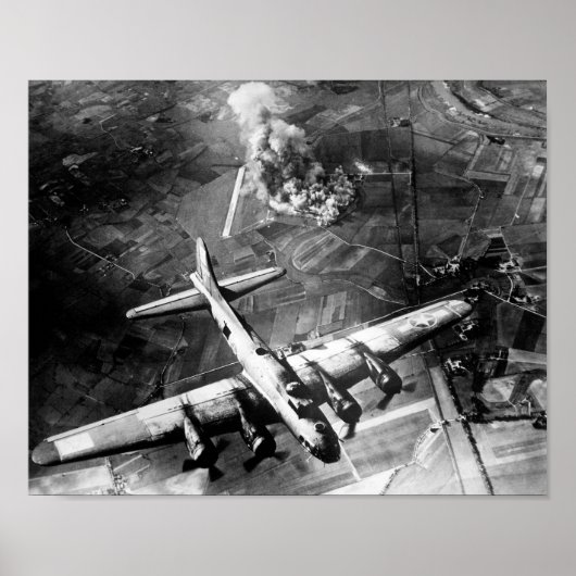 Poster B-17 Bomber sur l'Allemagne - 1943 (Devant)