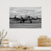 Poster B-17 se préparer pour un vol - (Cuisine)