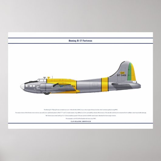 Poster B-17G Brésil 1 (Devant)