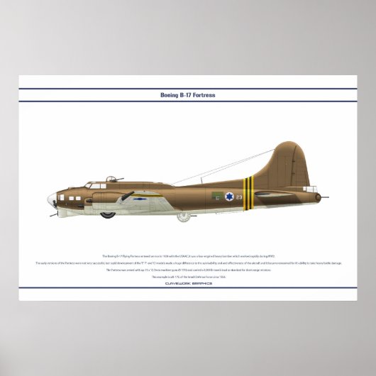 Poster B-17G Israël 1 (Devant)