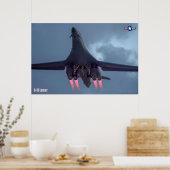 POSTER B-1B LANCER (Cuisine)
