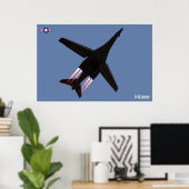 POSTER B-1B LANCER (Bureau à domicile)