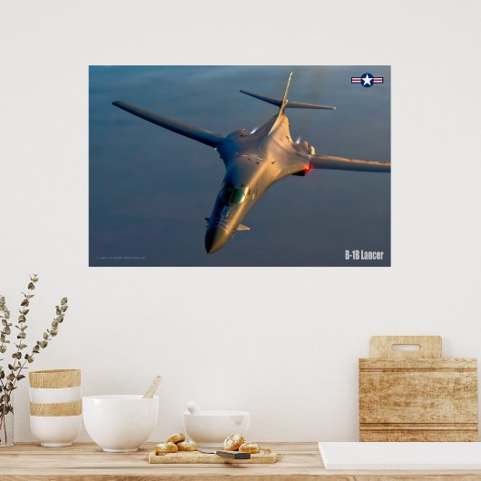 POSTER B-1B LANCER (Cuisine)