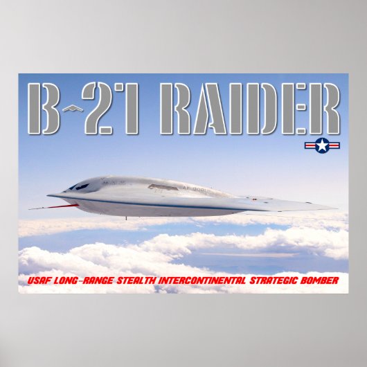 POSTER B-21 RAIDER (Devant)