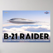 POSTER B-21 RAIDER (Devant)