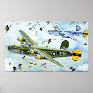 POSTER B-24 LIBÉRATEUR