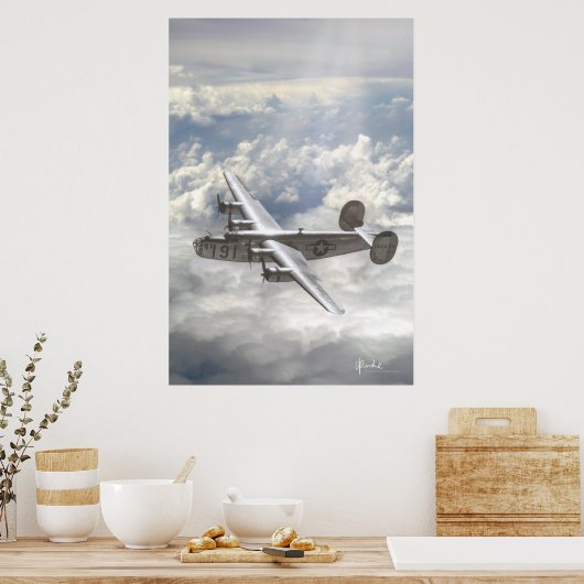 Poster B-24 Liberator (Cuisine)