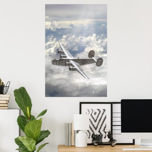 Poster B-24 Liberator (Bureau à domicile)