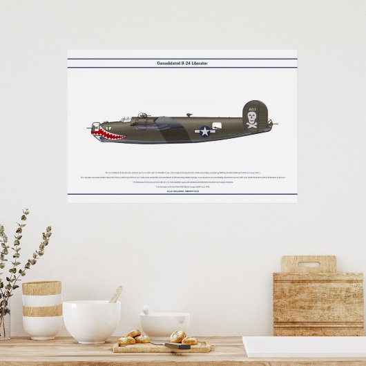 POSTER B-24J USA 90BG 1 (Cuisine)