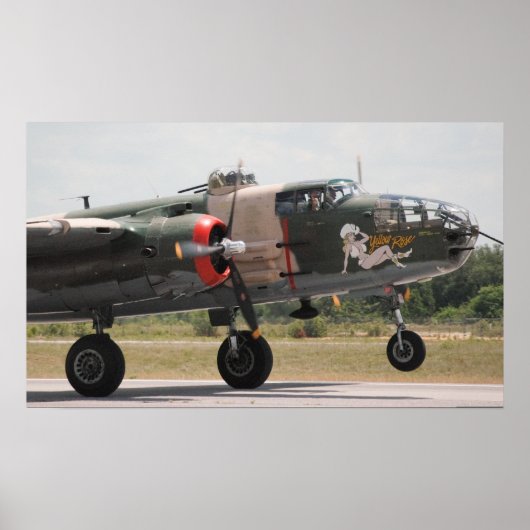 Poster B-25 Mitchell (Devant)