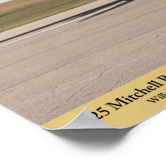 Poster B-25 Mitchell Bomber (Coin)