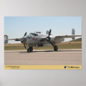 Poster B-25 Mitchell Bomber (Devant)