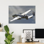 Poster B-25 Mitchell Bomber (Bureau à domicile)