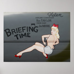 Poster B-25 Nez Art