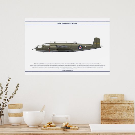 POSTER B-25 USA (Cuisine)