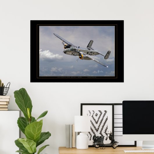 Poster B-25 Yankee Warrior (Bureau à domicile)
