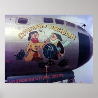 Poster B-29 Art du nez