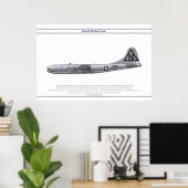 Poster B-29 USA Bockscar (Bureau à domicile)