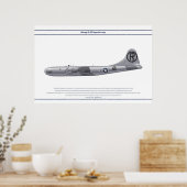 Poster B-29 USA Enola Gay (Cuisine)