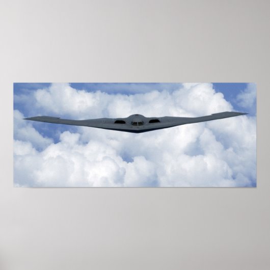 Poster B-2 Avion de bombardement furtif Spirit (Devant)