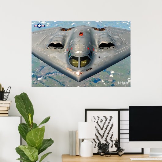 POSTER B-2 SPIRIT (Bureau à domicile)
