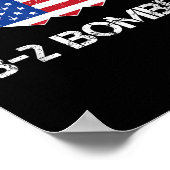 Poster B-2 Spirit Stealth Bomber Flag Usa Military Aircra (Coin)