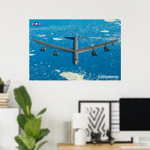 POSTER B-52H STRATOFORTRESS (Bureau à domicile)