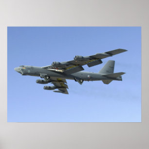 Poster B-52H Stratofortress transporte le X-51A WaveRider
