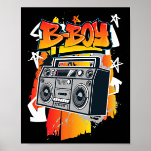 Poster B-boy Hip-hop Break Dancing