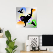 Poster B-Boying (Bureau à domicile)