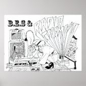 Poster B.E.S. & Radio Chimiste (Devant)