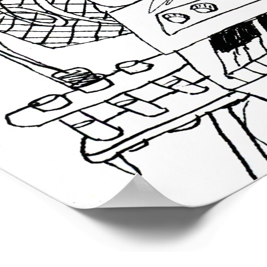 Poster B.E.S. & Radio Chimiste (Coin)