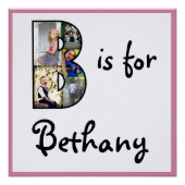 Poster B est pour Nom (Devant)