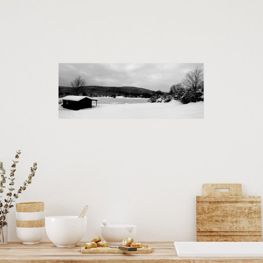 Poster B et W cabine (Cuisine)